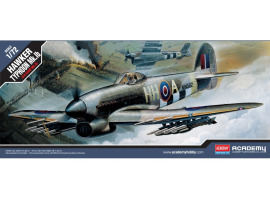 обзорное фото Scale model 1/72 Airplane Hawker Typhoon MK.IB Academy 12462 Aircraft 1/72