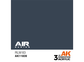 обзорное фото Акриловая краска RLM 83 / Темно-синий AIR АК-интерактив AK11839 AIR Series