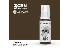 обзорное фото Акрилова фарба RAF Dark Earth / Темна Земля AIR АК-interactive AK11841 AIR Series