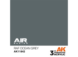 обзорное фото Acrylic paint RAF Ocean Gray / Ocean Gray AIR AK-interactive AK11842 AIR Series