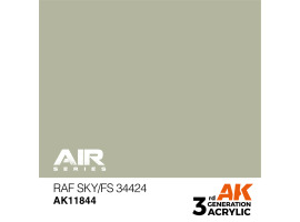 обзорное фото Акриловая краска RAF Sky (FS34424) / Серо-желтый AIR АК-интерактив AK11844 AIR Series