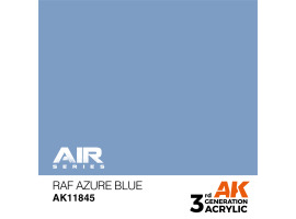 обзорное фото Акриловая краска RAF Azure Blue / Лазурный AIR АК-интерактив AK11845 AIR Series