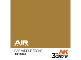 обзорное фото Акрилова фарба RAF Middle Stone / Піщаник AIR АК-interactive AK11846 AIR Series