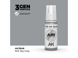 обзорное фото Акрилова фарба RAF Sky Grey / Сіре небо AIR АК-interactive AK11848 AIR Series