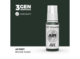 обзорное фото Акриловая краска Bronze Green / Бронзово-зеленый AIR АК-интерактив AK11857 AIR Series