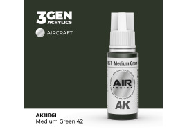 обзорное фото Акрилова фарба Medium Green 42 / Помірно-зелений 42 AIR АК-interactive AK11861 AIR Series
