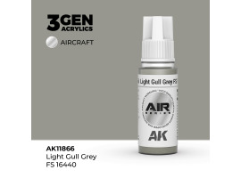 обзорное фото Акрилова фарба Light Gull Grey / Світло-сірий (FS16440) AIR АК-interactive AK11866 AIR Series