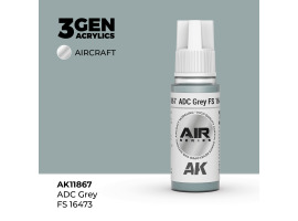 обзорное фото Акриловая краска ADC Grey / Серый (FS16473) AIR АК-интерактив AK11867 AIR Series