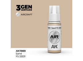 обзорное фото Акрилова фарба Sand / Пісок (FS33531) AIR АК-interactive AK11869 AIR Series