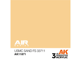 обзорное фото Акрилова фарба USMC Sand / USMC Пісок (FS33711) AIR АК-interactive AK11871 AIR Series
