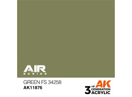 Акриловая краска Green / Зеленый (FS34258) AIR АК-интерактив AK11876