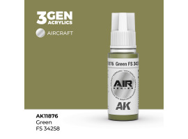 обзорное фото Акриловая краска Green / Зеленый (FS34258) AIR АК-интерактив AK11876 AIR Series