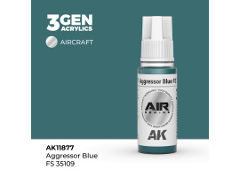 обзорное фото Акриловая краска Aggressor Blue / Синий AIR (FS35109) АК-интерактив AK11877 AIR Series
