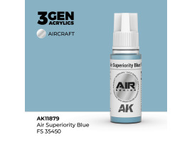 обзорное фото Акрилова фарба Air Superiority Blue / Небесно-синій (FS35450) AIR АК-interactive AK11879 AIR Series
