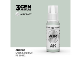 обзорное фото Акриловая краска Duck Egg Blue / Серо-зеленый (FS35622) AIR АК-интерактив AK11880 AIR Series