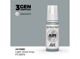 обзорное фото Акрилова фарба Light Ghost Grey / Світло-сірий привид (FS36375) AIR АК-interactive AK11888 AIR Series