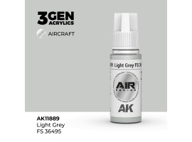 обзорное фото Акрилова фарба Light Grey / Світло-сірий (FS36495) AIR АК-interactive AK11889 AIR Series