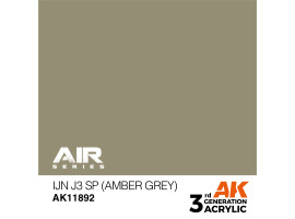 обзорное фото Acrylic paint IJN J3 SP (Amber Grey) AIR AK-interactive AK11892 AIR Series