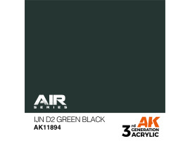 обзорное фото Акриловая краска IJN D2 Green Black / Черно-зеленый AIR АК-интерактив AK11894 AIR Series