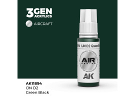 Acrylic paint IJN D2 Green Black AIR AK-interactive AK11894