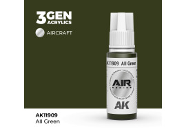 обзорное фото Акриловая краска AII Green / Зеленый AIR АК-интерактив AK11909 AIR Series