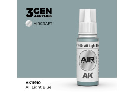 обзорное фото Акриловая краска AII Light Blue / Светло-голубой АК-интерактив AIR AK11910 AIR Series