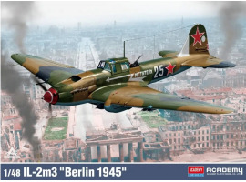 обзорное фото Сборная модель 1/48 самолёт ИЛ-2m3 "Берлин 1945" Академия 12357 Самолеты 1/48