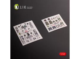 Tornado IDS 3D декаль інтер'єр для комплекту Italeri 1/48 KELIK K48131