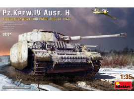 обзорное фото Немецкий танк Pz.IV Ausf.H Nibelungenwerk (август 1943 года) 1:35 Бронетехника 1/35