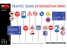 обзорное фото Дорожные знаки. Афганистан 2000-е годы Акссесуары 1/35