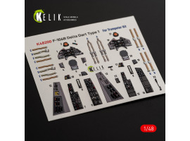 F-106 B Delta Dart Type 1 декаль интерьер для комплекта Trumpeter 1/48 KELIK K48200
