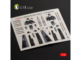 F-106 B Delta Dart Type 2 декаль интерьер для комплекта Trumpeter 1/48 KELIK K48201