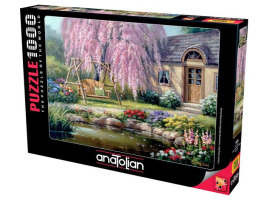 обзорное фото Puzzle Cherry Blossom Cottage 1000pcs 1000 items
