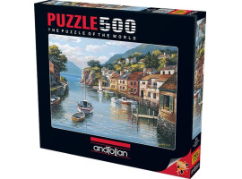 обзорное фото Puzzle Village on the Water 500pcs 500 items
