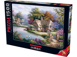 обзорное фото Пазл The Swan Cottage 1500шт 1500 елементів