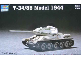 обзорное фото Сборная модель 1/72 советский танк Т-34/85 мод.1944 Трумпетер 07209 Бронетехника 1/72