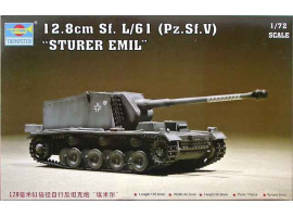 обзорное фото Assembly model 1/72 german SPG 128mm Sf.L/61 (Pz.Sf.V) Sturer Emil Trumpeter 07210 Armored vehicles 1/72