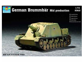 обзорное фото Збірна модель 1/72 німецька САУ Brummbar (Mid production) Trumpeter 07211 Бронетехніка 1/72