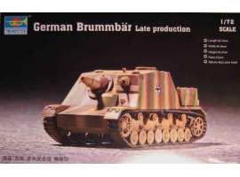 обзорное фото Збірна модель 1/72 німецька САУ Brummbar (Late production) Trumpeter 07212 Бронетехніка 1/72