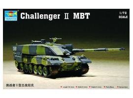 обзорное фото Scale model 1/72 British tank Challenger 2 Trumpeter 07214 Armored vehicles 1/72