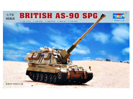 Scale model 1/72 British self-propelled gun AS-90 Trumpeter 07221