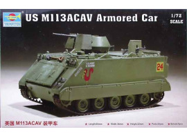 обзорное фото Assembly model 1/72 american armored personnel carrier M113ACAV Trumpeter 07237 Armored vehicles 1/72