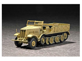 Збірна модель 1/72 Німецький напівгусеничний тягач Sd.Kfz.9 18 тонн (пізня модель) Trumpeter 07252