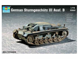 обзорное фото German Sturmgeschutz III Ausf. B Бронетехніка 1/72