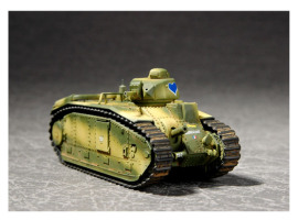 Assembly model 1/72 French tank Char B1 Trumpeter 07263