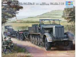 обзорное фото Sd.Kfz.9 (18t) Half-track & Sd.Ah.116 Trailer Armored vehicles 1/72