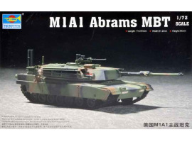 обзорное фото M1A1 Abrams MBT Бронетехніка 1/72