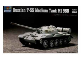 обзорное фото Russian T-55 Medium Tank  M1958 Бронетехніка 1/72