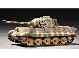 Збірна модель 1/72 Королівський Тигр Sd.Kfz.182 з вежею Хеншель та циммеритом Trumpeter 07291