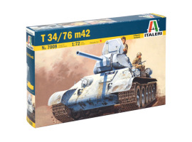 Scale model 1/72 Tank T-34/76 M42 Italeri 7008